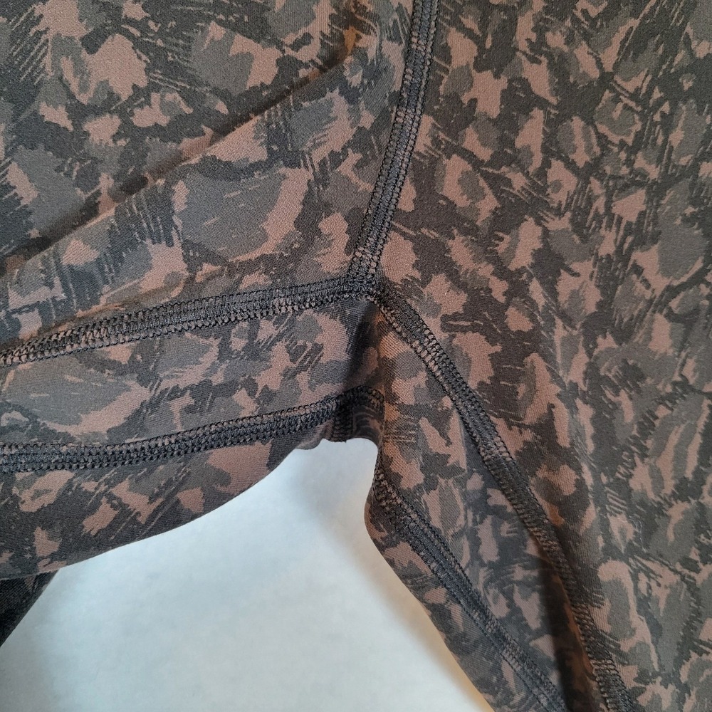 Lululemon Womens Align High Rise Leopard Leggings Pants Women Size 2 Brown Yoga - Picture 2 of 9